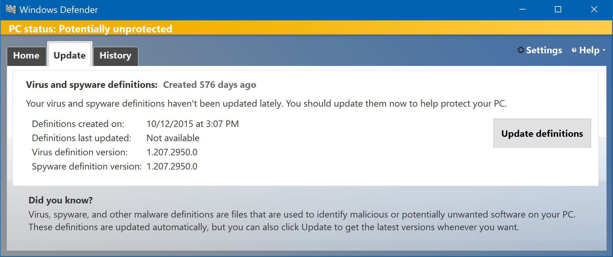windows 10 update virus
